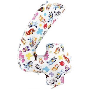 Toyland® Ballon en aluminium numéroté Bluey & Bingo 26" - Ballons de fête pour enfants - Numéros 1-5 disponibles (Toyland®, neuf)