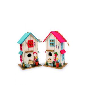 Maison pour oiseaux &laquo;Villa des couleurs&raquo;, (Zweikinder, neuf)