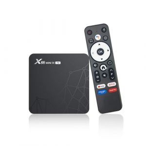 TV Box Android 14.0, Android Box 2GB RAM 16GB ROM RK3518 Quad Core,100M Ethernet 2.4G / 5G Dual WiFi 6/Bluetooth 5, Voice Control 4K HDR10 Boîtier TV Android (Sidiwen EU, neuf)