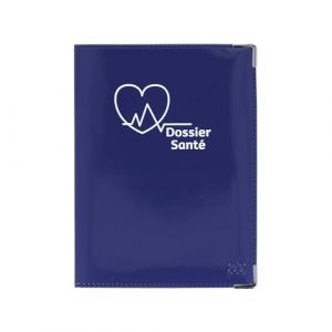 Color pop&reg; Etui sant&eacute; - Fabrication fran&ccedil;aise - Ordonnances/Carte vitale/Carte mutuelle/Feuilles maladie - 15,8 x 11,7 x 0,4 cm (INDIGO) (color pop, neuf)