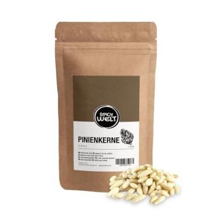 Spicy Welt Pignons de Pin (250g) – Pignons Entiers Non Salés & Naturels | Idéal pour Pesto & Salades, À Torréfier & Cuisiner | Doux & Noisetté, Fondant, Aromatique | 100% Naturel, Sans Additifs (Spicy Welt, neuf)