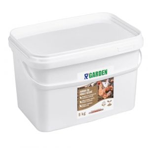 R&rsquo;GARDEN &ndash; Fumier de Poule S&eacute;ch&eacute; &ndash; Amendement Organique du Sol 4-3-3 &ndash; Riche en Humus &ndash; Id&eacute;al Potager, Verger, Massifs & Pelouse &ndash; Utilisable en Agriculture Biologique (5 KG) (R'GARDEN, neuf)
