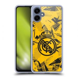 Head Case Designs sous Licence Officielle Real Madrid CF Jaune Urbain Coque en Gel [Protection de Qualit&eacute; Militaire] Compatible avec Samsung Galaxy A06 4G (eCell, neuf)