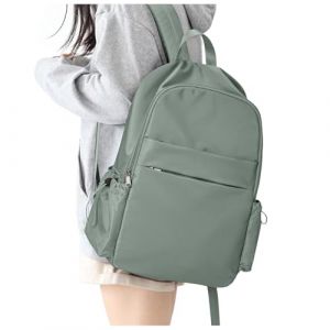 HYC00 Sac &agrave; dos scolaire Sac &agrave; dos coll&egrave;ge Fille Gar&ccedil;ons Sac &agrave; dos loisir pour 14 Pouce Laptop Cartable Sac &agrave; Dos L&eacute;ger Impermeable Sac ados Scolaires Gar&ccedil;on Bookbag pour Scolaire Voyage Travail,Vert (SUNMOP, neuf)