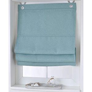 Store Bateau Dimout Blackout oeilets sans per&ccedil;age Turquoise 80 x130 cm (Rollos & more, neuf)