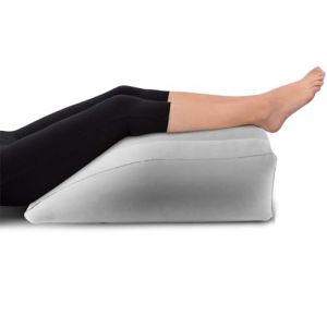 Coussin Jambes, Oreiller Elevation Jambes, Améliore la Circulation et Réduit L'enflure, Confortable et Portable Coussins Relève-Jambes, Oreiller Surélevé Jambes Gonflable (Gris) (Fotalent Store, neuf)