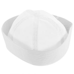 minkissy Chapeau De Marin Blanc Pour Homme Chapeau De Pour Costume Été Accessoire De Fête Et Cosplay (Master Self, neuf)