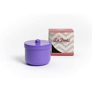 Dr. Bauer's Bo&icirc;te de nettoyage avec insert | Bo&icirc;te pour proth&egrave;se | Bo&icirc;te pour dentier | Bo&icirc;te pour proth&egrave;se avec insert | Bo&icirc;te pour appareil dentaire pourpre (1 pi&egrave;ce) (Drogerie Arena, neuf)