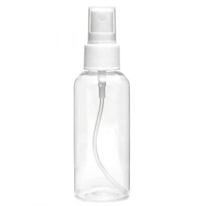 Flacon vide, brumisateur, vaporisateur, bouteille, spray transparent en plastique pour gel douche, shampoing, parfum, huile essentielle massage, anti-moustique, liquide - Flacon voyage avion 100ml (Mister Curiosities - Vendeur Français, neuf)