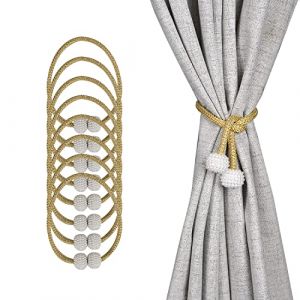 8 Pi&egrave;ces Embrasse pour Rideaux,Attache Rideau,Embrasse Rideau- Dor&eacute; (wodungood, neuf)