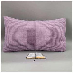 Taie D'oreiller 40x70 Canap&eacute; Taie Oreiller 50 X 70 Cm Housse De Coussin En Velours C&ocirc;tel&eacute; 40x60/50x80, Pour Oreiller Maison Salon Chambre D&eacute;coration D'int&eacute;rieur ( Color : Light purple , Size : 50x70 c (leeupault, neuf)