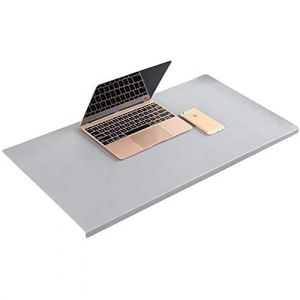 Sous-main de bureau extra large en cuir PU avec rebord - Tapis de bureau &eacute;tanche avec protection des bords - Antid&eacute;rapant et durable pour ordinateur portable (Lesong EU, neuf)