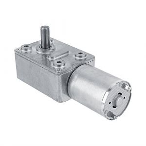 Akozon Moteur de R&eacute;duction DC 12V Motor&eacute;ducteur Moteur &agrave; Engrenages &agrave; Couple &eacute;lev&eacute; &agrave; Engrenage Moteur de R&eacute;duction CW/CCW(6RPM) (Miyinla519, neuf)