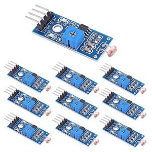 WayinTop 10 pcs Photosensible Résistance Capteur Détection Photoresistance Module 4 Pin (WayinTop, neuf)