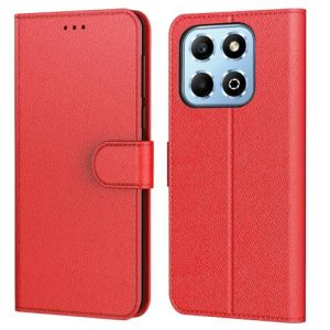 Tenphone Coque pour Honor X6b, Coque Honor X6B,Etui Protection Housse Premium en Cuir PU, [Emplacements Cartes], Pochette Flip Case Compatible avec Honor X6B Book (Noir) (Rouge, Honor X6b) (ADHLINE (Expédié depuis France), neuf)