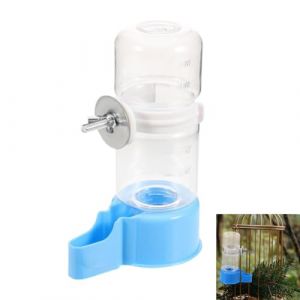 GYWHOOFT Abreuvoir oiseau, capacit&eacute; 140 ml distributeur pour perroquets, mangeoire pour cockatiel, distributeur d'eau de nourriture pour oiseaux, alimentation automatique (Lin Pang, neuf)