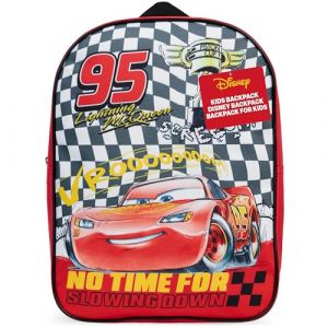 Get Trend Disney Cars Sac à Dos Enfant Maternelle 3+ Ans Motif Flash McQueen Cartable Fille Garçon Sac Enfant Sacs à Dos Voyage Sport (Rouge Cars) (Get Trend., neuf)