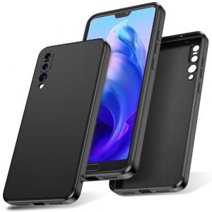 Watana Coque pour Huawei P20 Pro Case en Silicone, Etui de Protection Antichoc Cover Etui Housse Silicone Ultra Mince pour Huawei P20pro, Noir (SZTY, neuf)