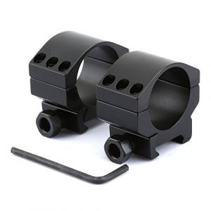 2x30mm Low Profile Heavy Duty Rifle Scope Anneaux de Montage avec 6 Boulons pour Weaver Rail Picatinny (Hicello-uk, neuf)