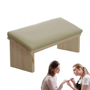 Repos &agrave; la main pour Nails Tech | Manucure de coussinets de bras de conception de lunette en cuir de bois: accessoires de, stand multifonctionnel confortable (janeunp, neuf)