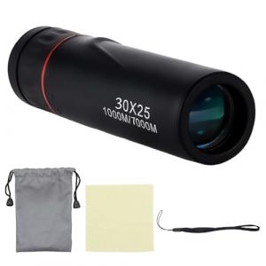 Mini Télescope Monoculaire,30 X 25 Télescope de Vision Nocturne HD,Longues-Vues Portables,Monoculaires Portables Légers pour Les Voyages en Plein Air,Randonnée,Camping,Observation Oiseaux - Noir (glongshanweiwanrr, neuf)