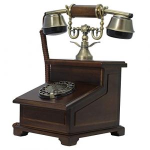 Opis 1921 Cable - Modèle E - Telephone Fixe Vintage/Telephone Filaire Fixe/Telephone Vintage Retro/Telephone Fixe avec Fil Retro/Telephone Cadran/Telephone Fixe avec Fil Retro (Opis Technology, neuf)