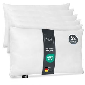 LILENO HOME Lot de 6 coussins en microfibre - 50 x 70 cm - Lavable à 95 °C - Avec fermeture éclair - 50 x 70 cm - Pour lit ou comme coussin décoratif - Coussin de canapé et coussin décoratif (Discount-Deal24, neuf)