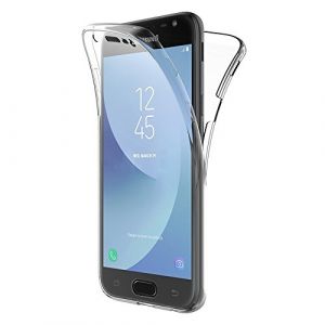 COPHONE&reg; Coque 360 degr&egrave;s Transparente en Gel Compatible avec Samsung Galaxy J3 2017 J330 Protection Integral et Invisible. Haute qualit&eacute; (CoPhone, neuf)