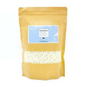 NEOMANN perles de cire pour l'épilation 500g au parfum de Milk-Cire dure pour une épilation sans douleur-pour tous les appareils de chauffage à la cire et pour tout le corps, le visage, le maillot (rockdis, neuf)