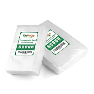 VacFreKep 100 Sacs 15x25cm(50) et 20x30cm(50) Sacs Machine Sous Vide Alimentaire,sans BPA et LFGB Sac de Congelation Sous Vide,Compatible Avec n'importe Quelle Scelleuse Sous Vide (VacFreKep Direct, neuf)