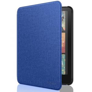 MoKo Étui Compatible avec 7" Kindle Paperwhite (12th Generation-2024) and Kindle Colorsoft Signature Edition 2024, Etui léger avec Auto Wake/Sleep pour Kindle Paperwhite 2024, Indigo (Amoi Channel, neuf)