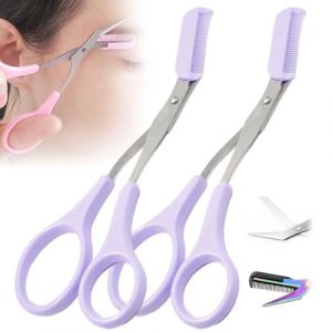 Ciseaux Sourcils Femme Brosse Sourcil 2025 Nouveau 2 - En - 1 Peigne Taille Des Sourcils Pour Cils Et Sourcils Outil de Beauté pour Femmes Hommes (3+3) (jingteng464, neuf)