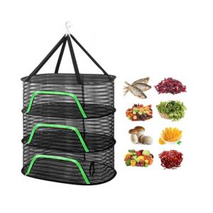 Tagtight Filet de s&eacute;chage pour poissons, filet de s&eacute;chage &agrave; suspendre, s&eacute;choir en filet, filet de s&eacute;chage pour le s&eacute;chage du poisson, des l&eacute;gumes, des fruits C (jiusandianzi, neuf)