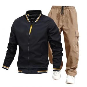 Tenue Sport Musculation Homme Vetement De Ski pour Homme Ensemble Short Tee Shirt Rose Homme Ensemble Homme Veste Pantalon Survetement Droit Homme Survet Ensemble Homme Short Gym Homme Pantalon De (LIUlake77, neuf)