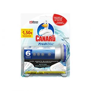 Canard Fresh Disc Active Eucalyptus – 1 Applicateur + 1 Recharge (French Elite, neuf)