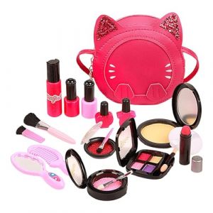 Ensemble de maquillage Play, ensemble cosmétique jouet pour,Kit de cosmétiques princesse de dessin animé - Ensemble de maquillage mignon, jouets de jeu de rôle pour pour la maison, la maternelle, la (owniek, neuf)