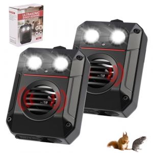 Anti Martre Voiture, GuKKK 2PCS Repulsif Rongeur pour Voiture, Répulsif Ultrason Souris pour Voiture, Flash Défense Contre Les fouines pour Voiture, Anti Rongeur Voiture pour Voiture Jardin Grenier (Bananheim Solutions KFT., neuf)