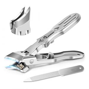 Fegtrtyoa Anti-Splash 45 Degr&eacute;s Biseaut&eacute;s &agrave; Bec &agrave; Bec &agrave; L'Ongle &agrave; Large Ouverture de M&acirc;choire avec le Receveur Argent (xuanyx, neuf)