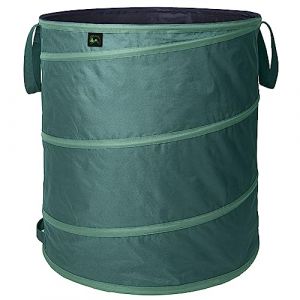 TTL Garden 270L Premium Pop Up Sac de jardin - 270 l - 220 g/m&sup2; 600D Oxford extra grand - Sac pour d&eacute;chets de jardin pliable et stable - Sac &agrave; feuilles & conteneur pour taille de haie - Autoportant (TTL-Commerce, neuf)