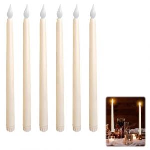 Bougies Led Flamme Vacillante, 6 Pi&egrave;ces Fausse Bougie Flamme Vacill ante, Bo ugie L ed Fl amme Vacillante, Bo ugies &agrave; Le d, Fausses Bou-gies, Flameless Tealight Candles, Bo-ugie Electrique Fl amme (SUSAN ALICE MORROW-, neuf)