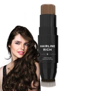 Correcteur de des cheveux - Bâton de coloration pour cheveux gris - Barre de des cheveux - Double couleur temporaire - Bâtonnets de couverture imperméable pour les racines - Pour homme (hhxian, neuf)