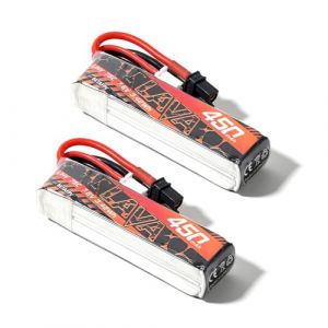 BETAFPV Lot de 2 Batteries LiPo Lava 450 mAh 2S 7,6 V LiHV 75C FPV avec connecteur XT30, Batterie Lipo Rechargeable, pour Drone quadricopt&egrave;re 2S FPV Racing Whoop comme Meteor85, Pavo Pico 2S Drones (BETAFPV Store, neuf)