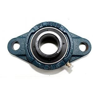 DOJA Barcelona | Palier Roulement UCFL205 | 2 Support Ovale en Fonte avec Roulement a Bille | pour Arbre Ø 25mm | Roulement Acier | Palier a Roulement pour Applications Industrielles et Générales (DOJA Barcelona, neuf)