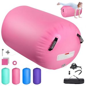 Gonflable Air Roller Rouleau d'air 100 / 120cm, Tapis de Gymnastique Gonflable, Airspot Cylindre de Gymnastique, Gymnastique Air Roller, Convient à la Yoga, Taekwondo, rouleau de fitness (Creality 3D Stores, neuf)