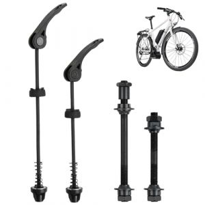 Husalsea 1 Paire Antivol Roue Velo, Adaptateur Axe de Roue Remorque Velo, Adaptateur d'Axe de V&eacute;lo, Lib&eacute;ration Rapide de Velo, Set de Serrage Rapide pour V&eacute;lo (hanwinb, neuf)