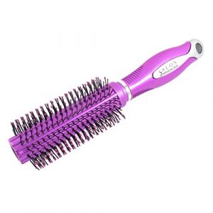 Ruilogod Brosse &agrave; cheveux ronde ondul&eacute;e pour salon de coiffure, salon de coiffure, violet (id:8f baf 07 bee d23 (DWD-union, neuf)