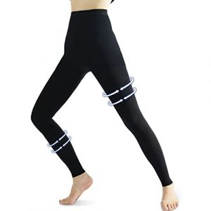 Beister Collant de Contention Femme & Homme Sans Pied Longues, 20-30mmhg Bas de Contention Classe 2 Médicale Soutien Graduel Chaussette de Contention, Pantalons serrés pour Les varices, l'œdème (Beister., neuf)
