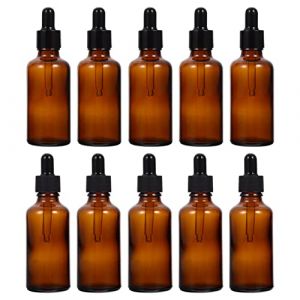 Beavorty Flacons Compte-gouttes Vides En Verre Brun De 20 Ml Avec Pipette Pour Cosmétiques (T Innovation·HX, neuf)