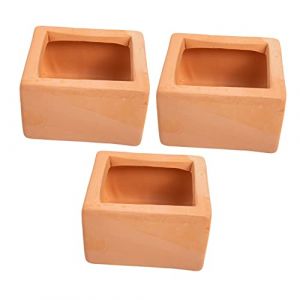 Yardenfun Petit Pot en Terre Cuite 10Cm pour Plantes Succulentes Conteneur De Fleurs Chics Durable pour D&eacute;coration Int&eacute;rieure Et Ext&eacute;rieure (Wope, neuf)