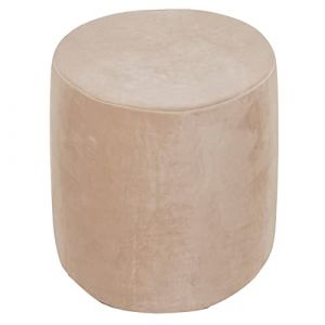 XGANGM Velours Housse de Pouf Extensible Housse Ottomane Carrée/Rond 40x40/45x45, Housse de Protection pour Repose Pieds Ottomane Cover Housse Tabouret de Rangement,Roundb,33x33cm (JLYUL, neuf)